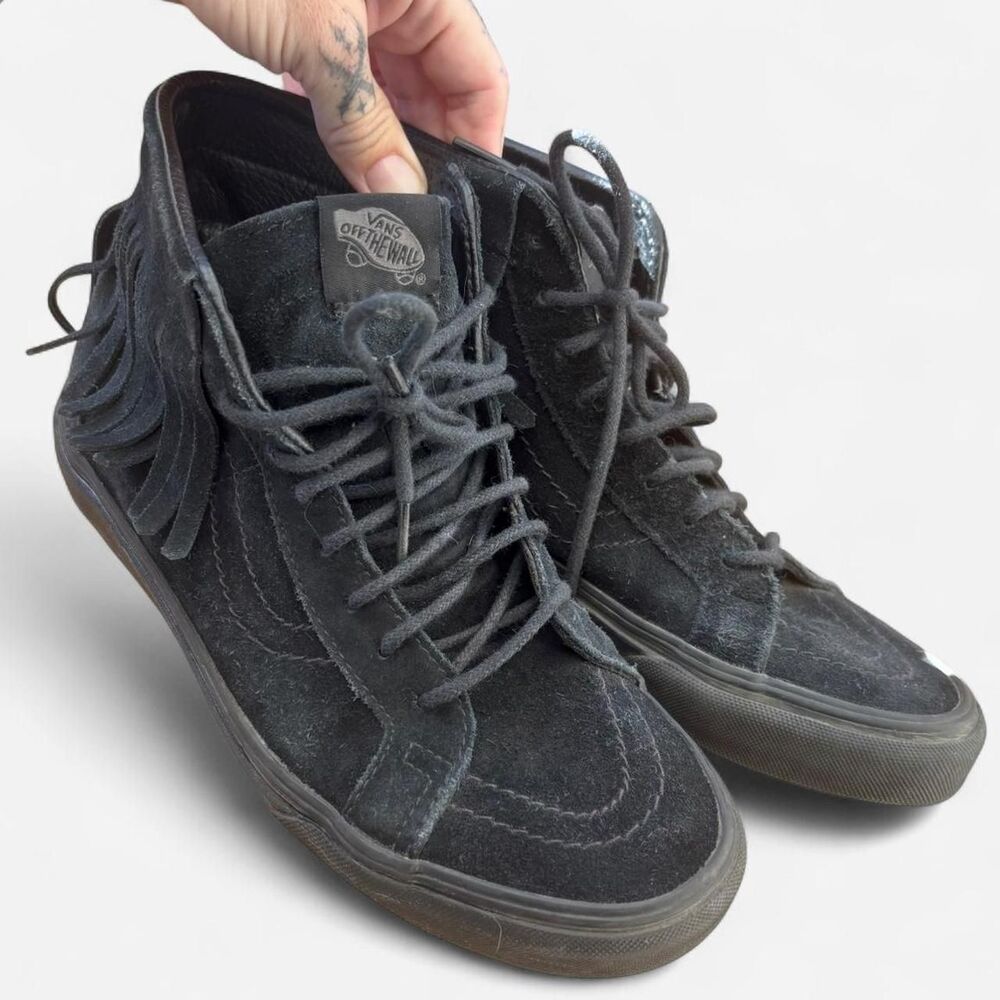Vans Men's Black and Grey Trainers